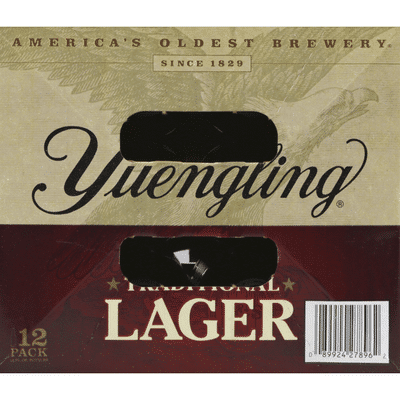 Yuengling Beer, Traditional, Lager, 12 Pack