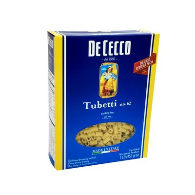 De Cecco Tubetti No. 62