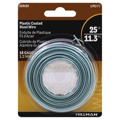 Hillman Group Steel Wire, Plastic Coated