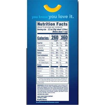 Kraft Original Macaroni & Cheese Dinner