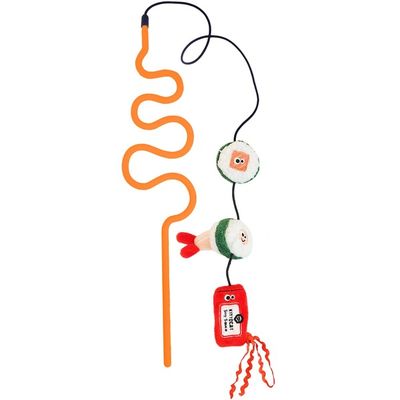 R2P Pet Sushi Swiper Wand Cat Toy