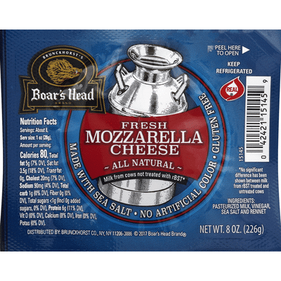 Boar's Head Cheese Fresh Mozzarella