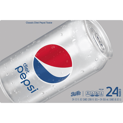 Diet Pepsi Cola 12FlOz 24Pk