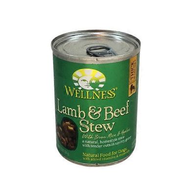 Wellness Lamb & Beef Stew With Brown Rice & Apples Natural Food For Dogs