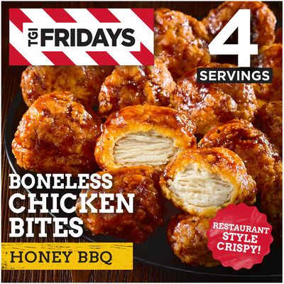 Tgif Honey BBQ Boneless Chicken Bites Frozen Snacks