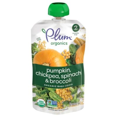 Plum Organics Hearty Veggie Pumpkin, Spinach, Chickpea & Broccoli