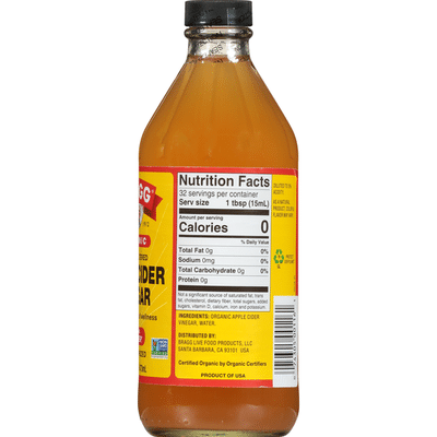 Bragg Organic Raw Unfiltered Apple Cider Vinegar