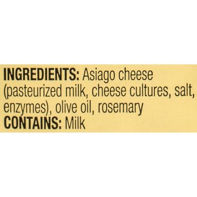 Sartori Rosemary and Olive Oil Asiago Reserve Cheese