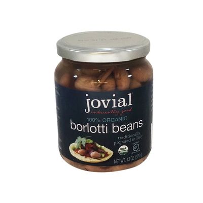 Jovial Borlotti Beans, Heirloom, 100% Organic
