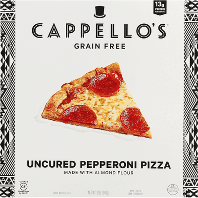 Cappello's Pizza, Grain Free, Pepperoni, Uncured