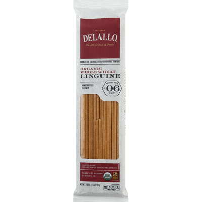 DeLallo Organic Whole Wheat Linguine #6