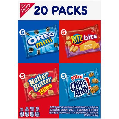 Nabisco Variety Pack Classic Mix Cookies & Crackers, 5 Varieties