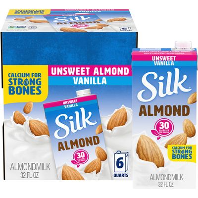 Silk Shelf-Stable Unsweetened Vanilla Almond Milk