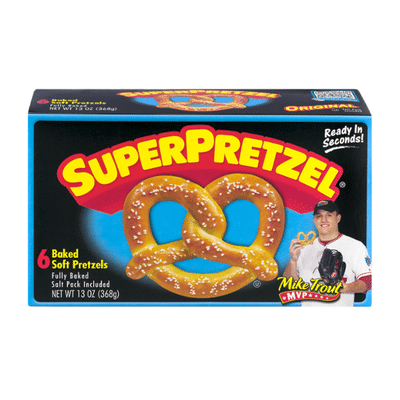 SUPERPRETZEL Pretzels, Soft, Fully Baked, Original