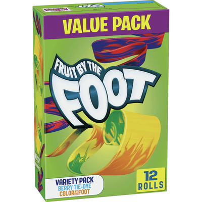 Fruit by the Foot Fruit Snacks, Variety Pack
