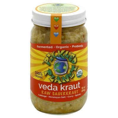 Pickled Planet Sauerkraut, Raw, Veda Kraut