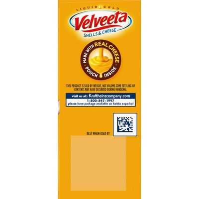 Kraft Velveeta Shells & Cheese Original Shell Pasta & Cheese Sauce Meal