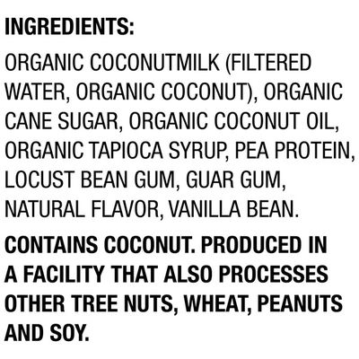 So Delicious Dairy Free Vanilla Bean Coconutmilk Non-Dairy Frozen Dessert