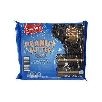 Benton's Chocolate Peanut Butter Sandwich Creme Cookies