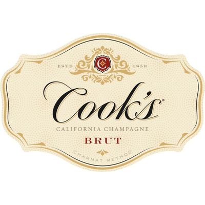 Cook's California Champagne Brut White Sparkling Wine