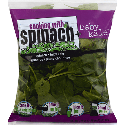 Cooking with Spinach + Baby Kale! Spinach plus Baby Kale