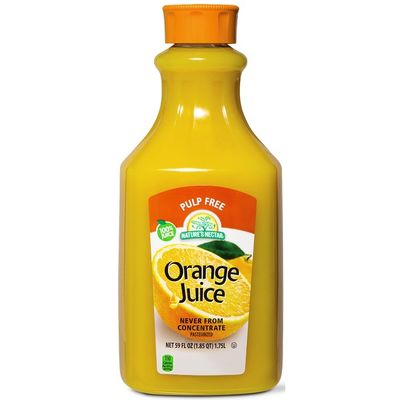 Nature's Nectar Not From Concentrate No Pulp Premium Orange Juice