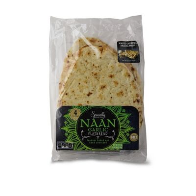 Specially Selected Garlic Naan Bread