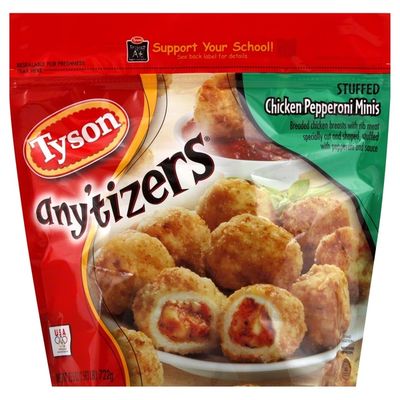 Tyson Chicken Pepperoni Minis, Stuffed
