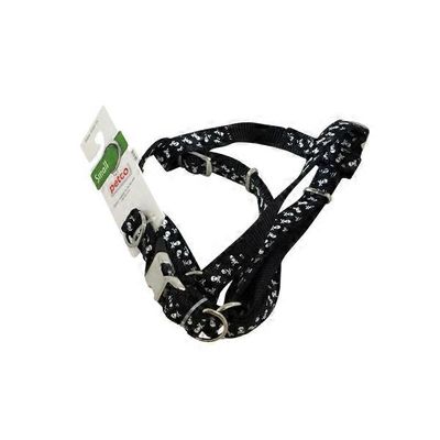 Petco Easy Step In Black & White Skull Print Dog Harness