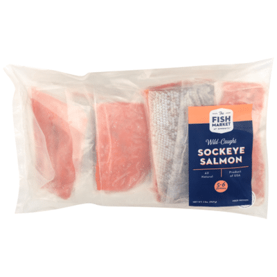 Sprouts Fish Market Wild Caught Frozen Sockeye Salmon