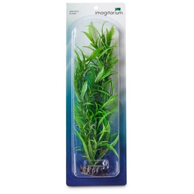 Imagitarium Large Green Background Plastic Aquarium Plant