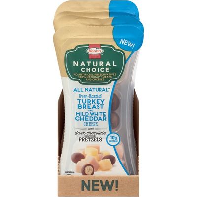 Hormel Natural Choice Turkey Breast/White Cheddar/Dark Chocolate Pretzels