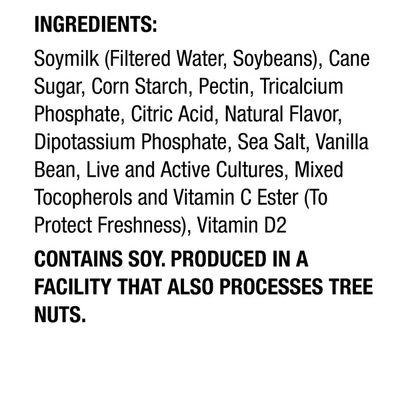 Silk Vanilla Soy Milk Yogurt Alternative