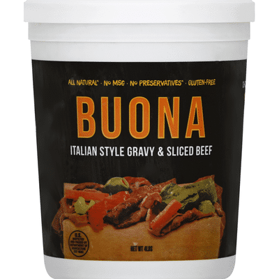 Buona Beef, Gravy & Sliced, Italian Style