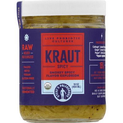 Steves PaleoGoods Kraut, Spicy