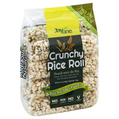 Jayone Rice Roll, Crunchy, Black Pearl Rice & White Rice