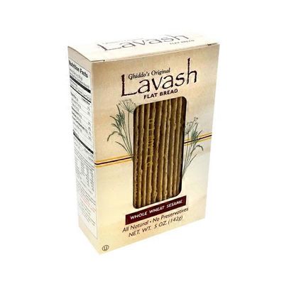 Ghiddo's Original Lavash Flat Bread Whole Wheat Sesame