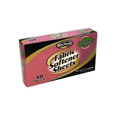 Key Food Fabric Softener Sheets Outdoor Breeze