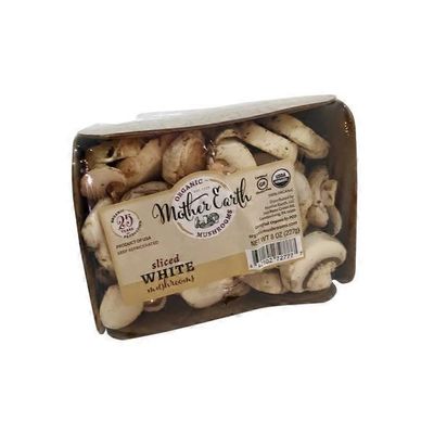 Mother Earth Brew Co Organic Sliced White Mushrooms