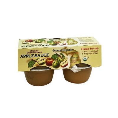 Omena Organics Organic Unsweetened Applesauce