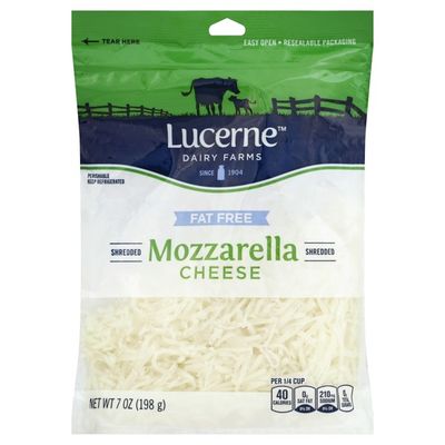 Lucerne Shredded Cheese, Mozzarella