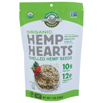 Manitoba Harvest Hemp Seeds, Shelled, Organic, Hemp Hearts
