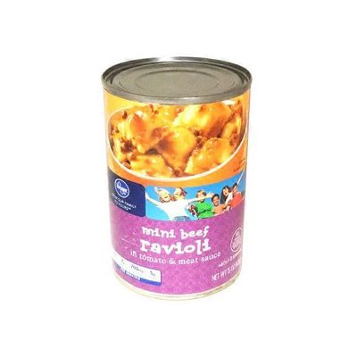 Kroger Mini Beef Ravioli In Tomato And Meat Sauce