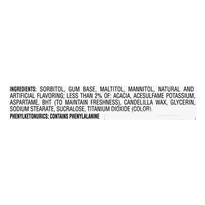 Trident Peppermint Sugar Free Gum
