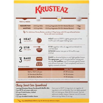 Krusteaz Honey Cornbread & Muffin Mix