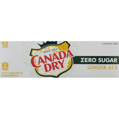 Canada Dry Zero Sugar Ginger Ale