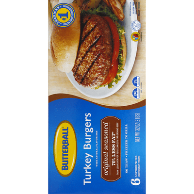 Butterball Original Seasoned Turkey Burgers