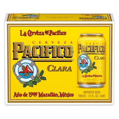 Pacifico Clara Mexican Lager Beer Cans