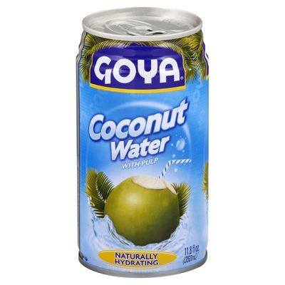 Goya Coconut Water With Pulp, Real Coconut Pieces