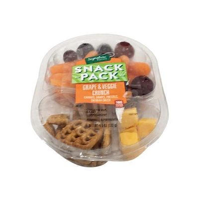 S Farms Grape Vegetable Pretzel & Cheese Snack Pack